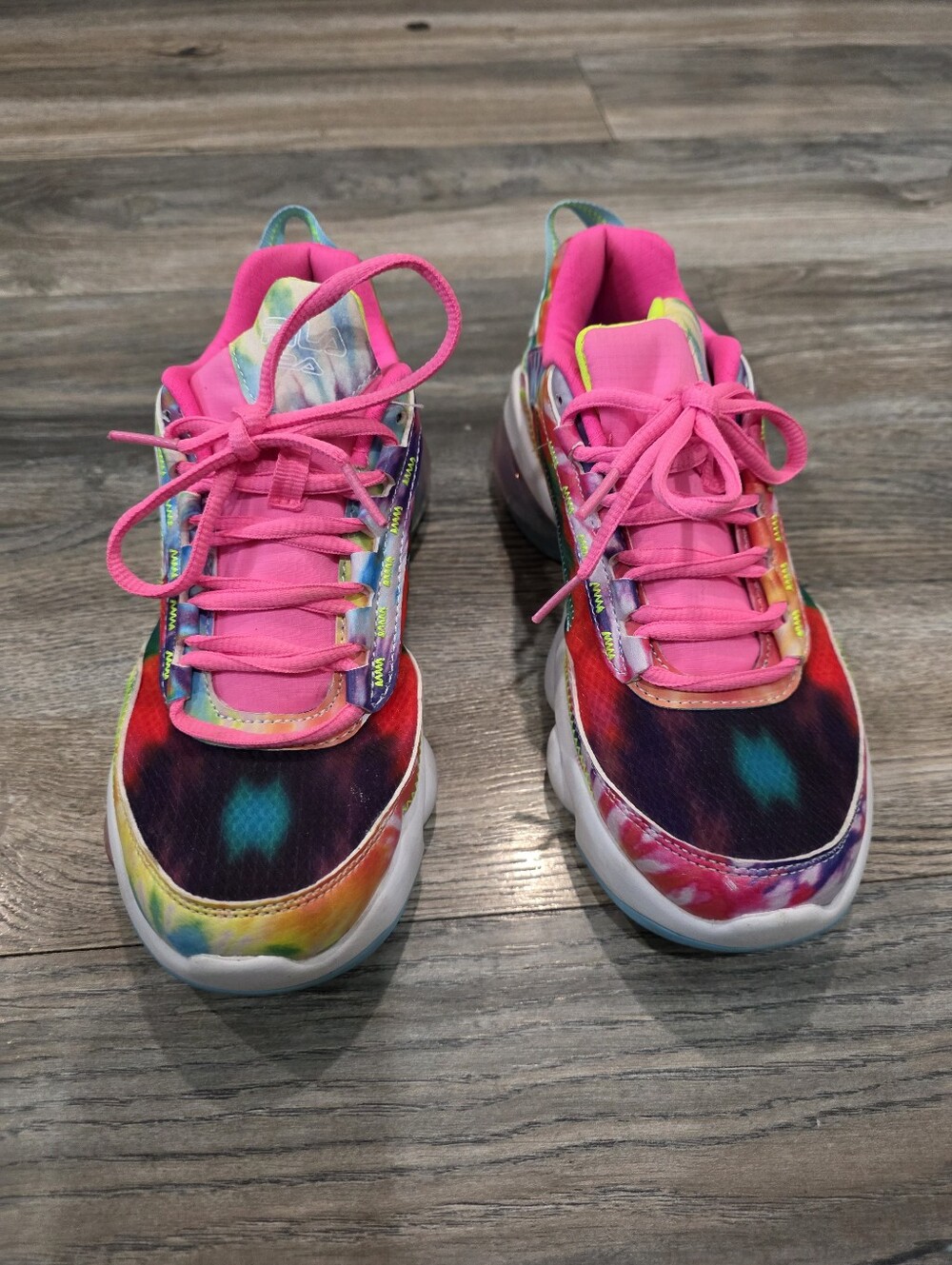 Fila Octane Speed Womens Multi/White/Pink Running Shoes Size 7